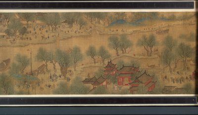 Spring Festival on the River by Qing Dynasty Chinese School